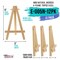 5&#x22; Mini Natural Wood Display Easel (12 Pack), A-Frame Artist Painting Party Tripod Easel - Tabletop Holder Stand for Kids Crafts Small Canvases Cards